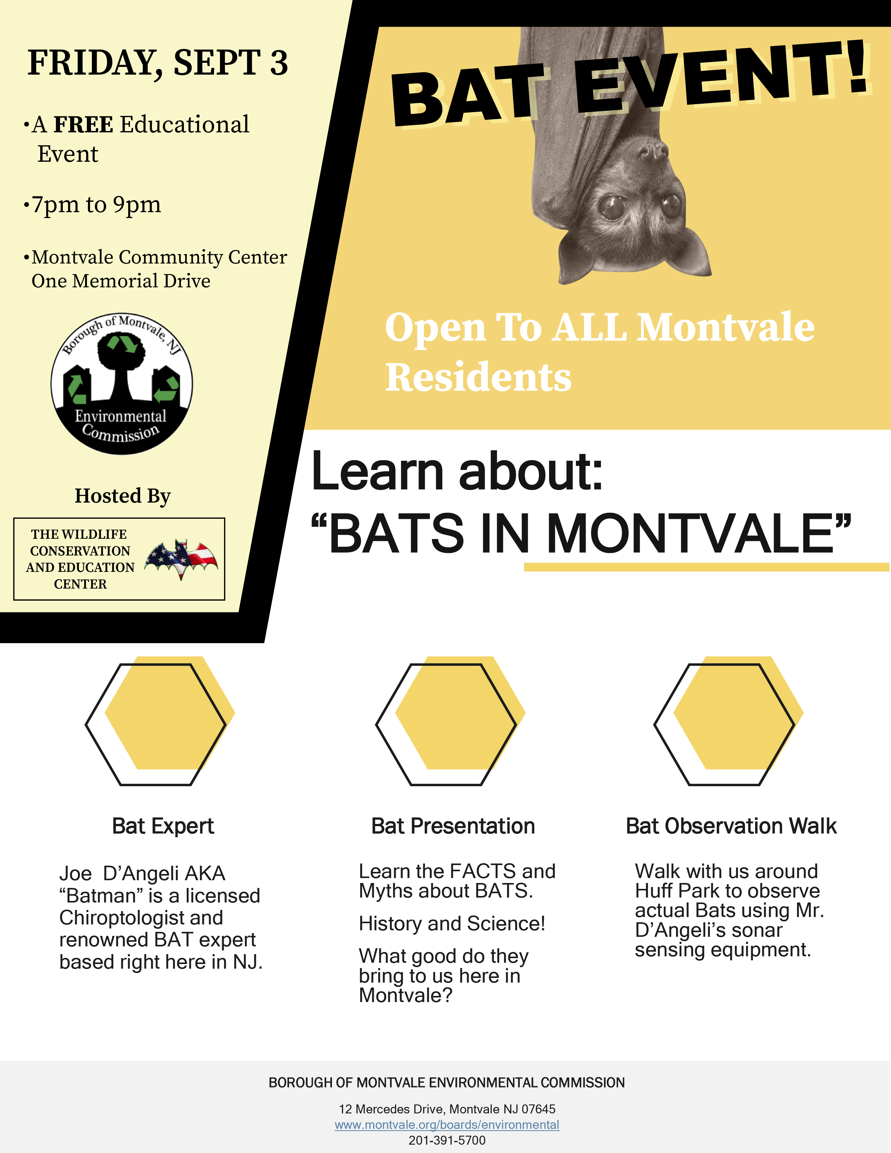 bat event flyer