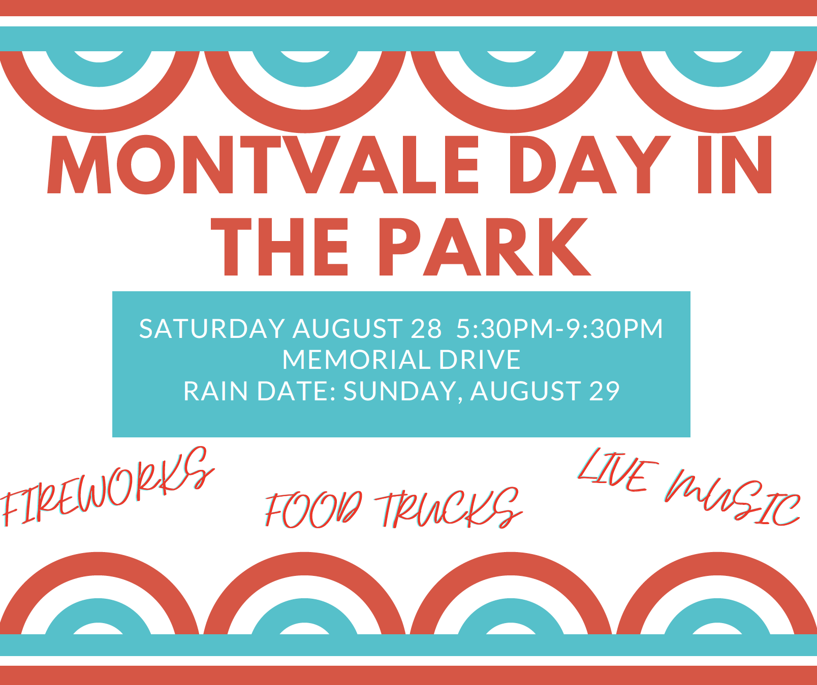 Montvale Day In The Park Flyer